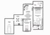 The Pine - Two Bedroom One Bathroom Floor Plan at The Village at Bridgewater, Bridgewater The Pine - Two Bedroom One Bathroom Floor Plan at The Village at Bridgewater, Bridgewater